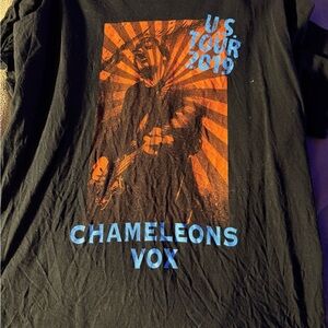 Chameleons Vox US Tour 2019 Black T-Shirt